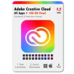 Adobe Creative Cloud All apps Enterprise plan for 1 Year | License Linked to Your Email