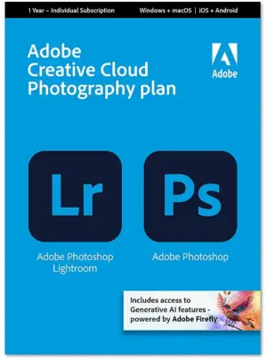 Adobe Photoshop 1-Year Subscription With 10,000 AI credit
