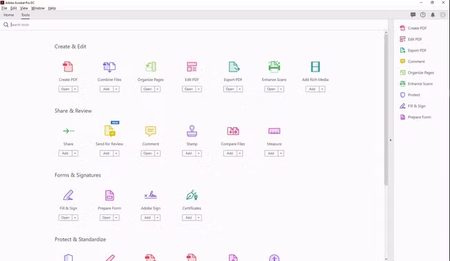 Adobe Acrobat Pro 2020 Key Features