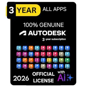 Autodesk All Apps 2026 Complete Collection – Official License | 1 or 3 Year Subscription
